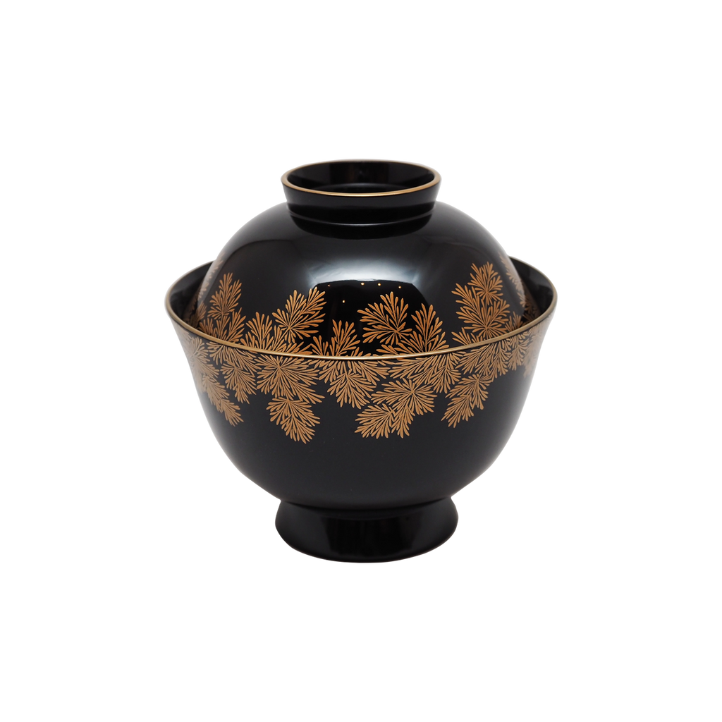 漆器 輪島塗 吸物碗 5客 慶塚朔 共箱 美品 漆器 輪島塗 吸物碗 5客 慶塚朔 共箱 美品