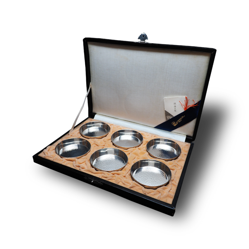 アンティークシルバーコースター6客セット アンティークシルバーコースター6客セット