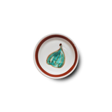河合卯之助 果実赤絵小皿 6客揃 共箱