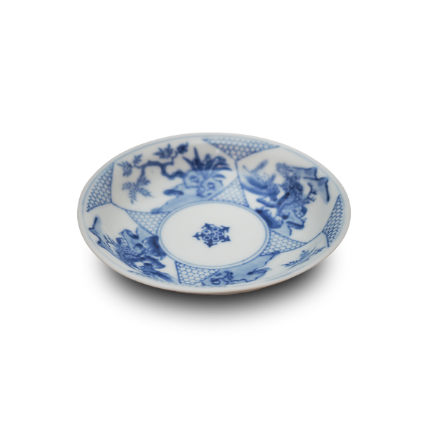 江戸後期 染付印判手皿