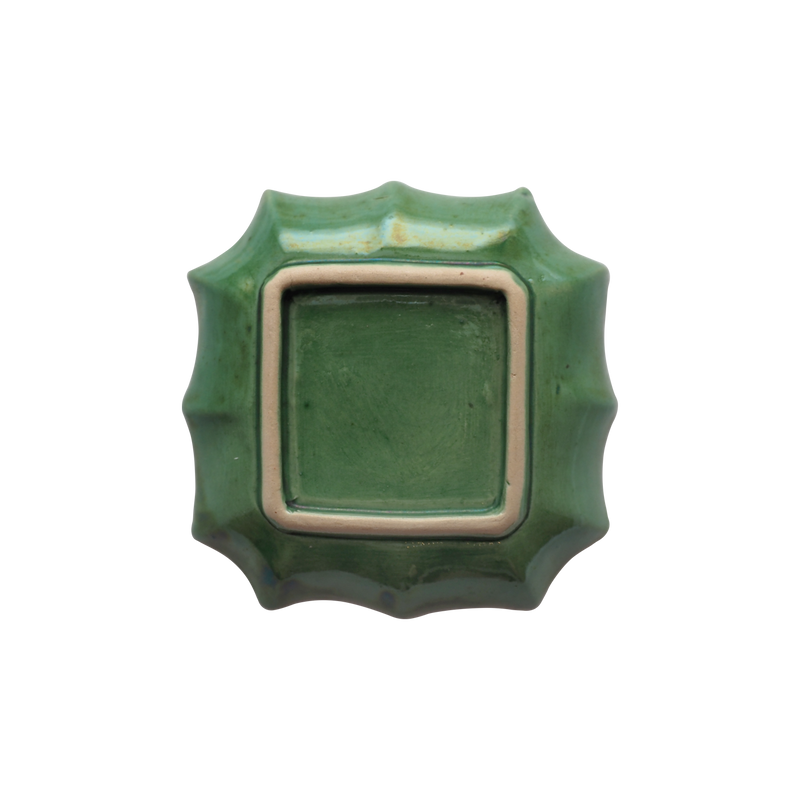 珉平焼花文皿 (緑) – Gallery Nisui 珉平焼花文皿 (緑) – Gallery Nisui