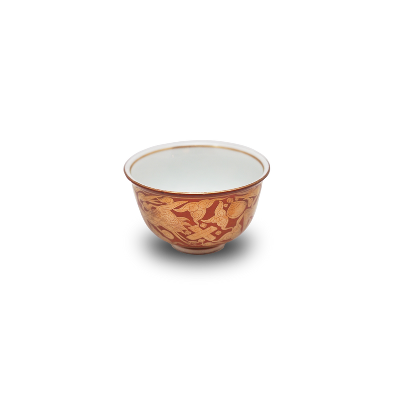 永楽和全 (12代永楽善五郎)　金襴手茶碗
