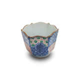 4代須田菁華 色絵祥瑞六角小鉢
