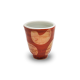 4代須田菁華 　赤絵金字猪口