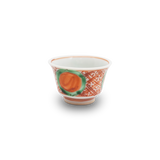 4代須田菁華 　赤絵吉字猪口