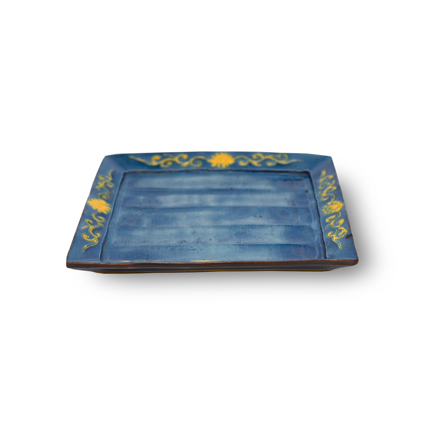 2代川瀬竹春 彩絵花紋四方皿 – Gallery Nisui 2代川瀬竹春 彩絵花紋四方皿 – Gallery Nisui