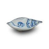 4代須田菁華 染付貝形向付