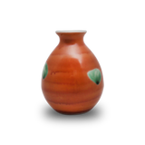 4代須田菁華    赤絵徳利
