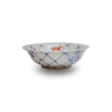 4代須田菁華 色絵染付網魚文鉢