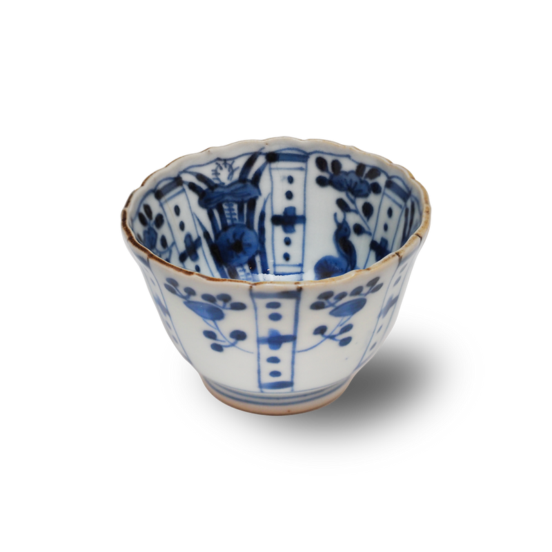 幕末明治 染付猪口