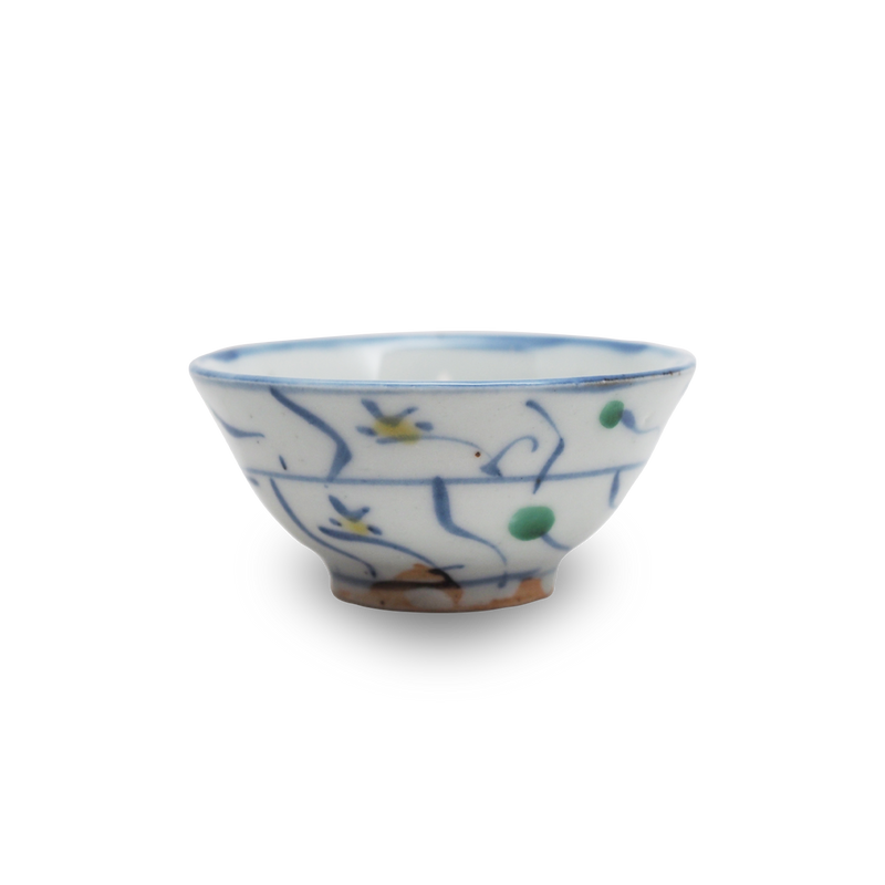 4代須田菁華 古染付写小皿