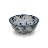 明治大正 染付草花小鉢