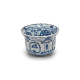 明治大正 染付輪花小鉢