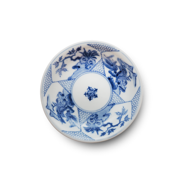 江戸後期 染付印判手皿