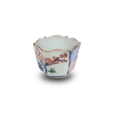 4代須田菁華 色絵祥瑞六角小鉢