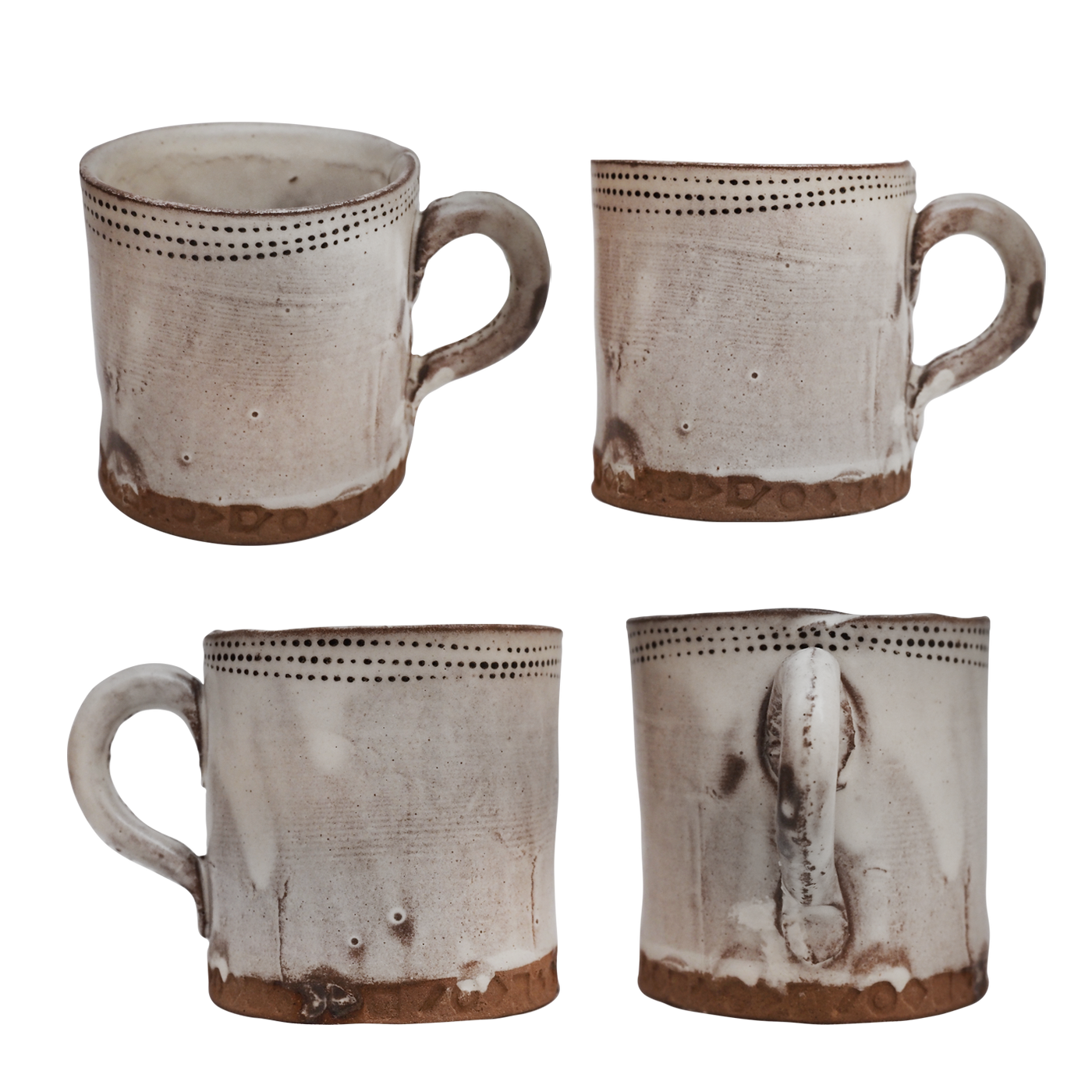 八木一夫 白いマグ 5客揃 共箱 – Gallery Nisui