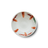 4代須田菁華   赤絵竹図小鉢