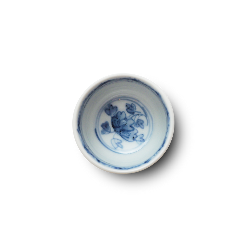 4代須田菁華    赤絵赤玉紋高盃