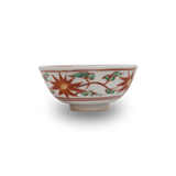 4代須田菁華 赤絵花文向付