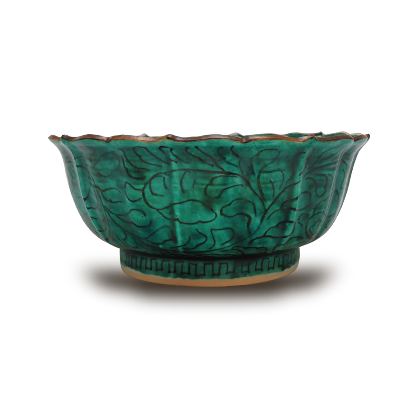 4代須田菁華 古九谷写輪花鉢 – Gallery Nisui