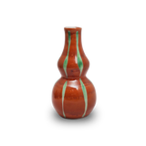 4代須田菁華    赤絵徳利