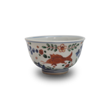 4代須田菁華 万暦赤絵龍文茶碗