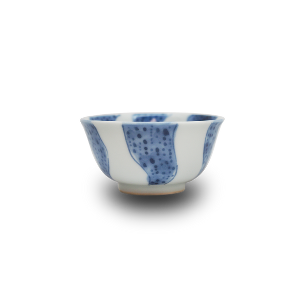4代須田菁華 染付捻文汲出