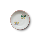 4代須田菁華 色絵蝶文小皿