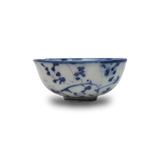 明治大正 染付草花小鉢