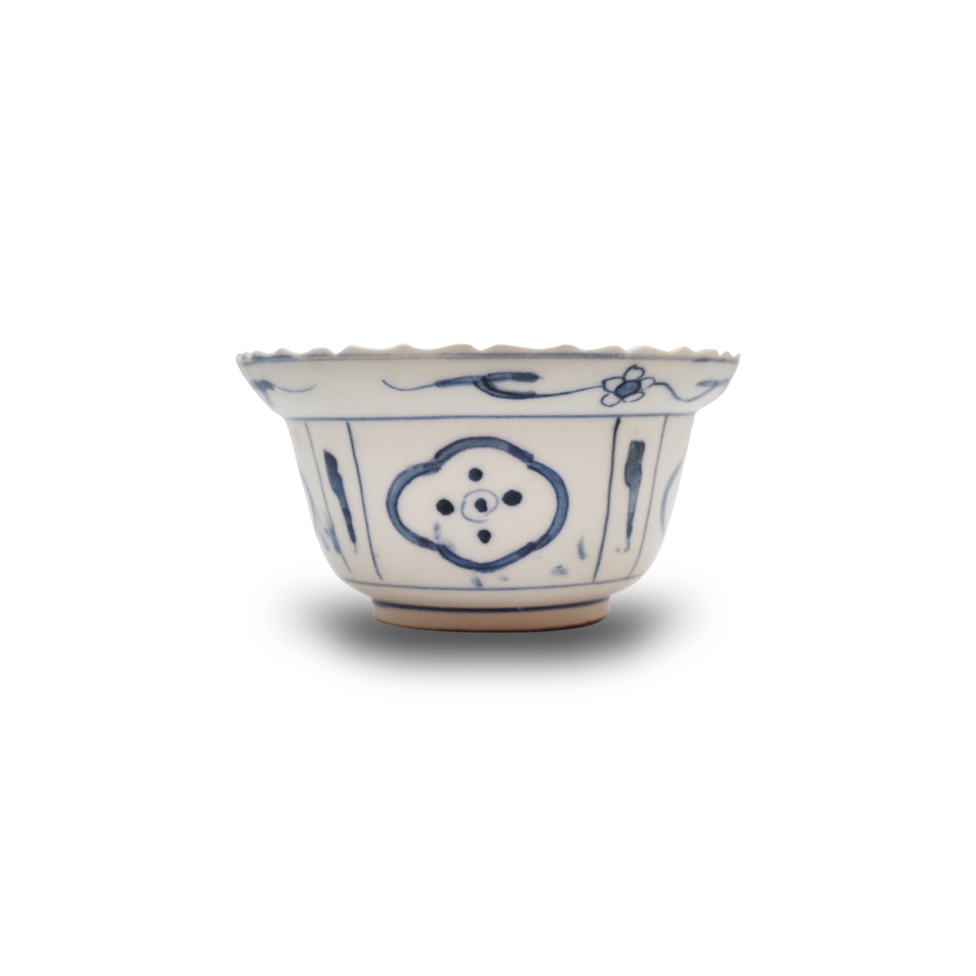 高橋道八 染付芙蓉手向付 – Gallery Nisui