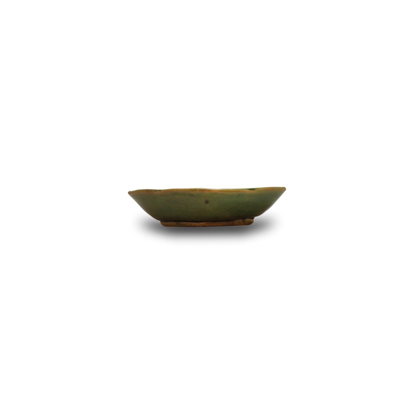 珉平焼菱形小皿 (緑) – Gallery Nisui