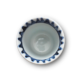 4代須田菁華 染付梅文湯呑