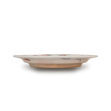 4代須田菁華 色絵染付魚文大皿