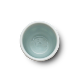 4代須田菁華 染付市松文湯呑