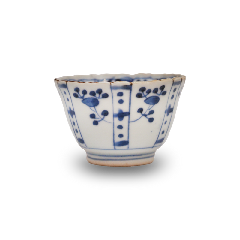 幕末明治 染付猪口