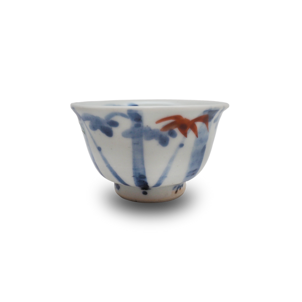 4代須田菁華 色絵竹文汲出