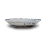 須田菁華 染付吹墨魚文皿