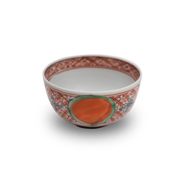 4代須田菁華 古赤絵赤玉文小鉢