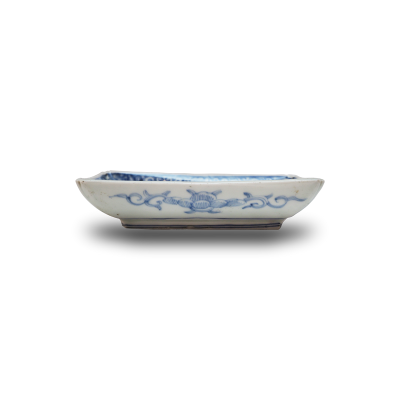 専用江戸後期 古伊万里 染付長皿5枚 木箱付 幅約20㎝ 東Y7-0116☆2F 江戸後期 伊万里染付長方皿 – Gallery Nisui