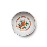 4代須田菁華 赤絵柘榴文小皿
