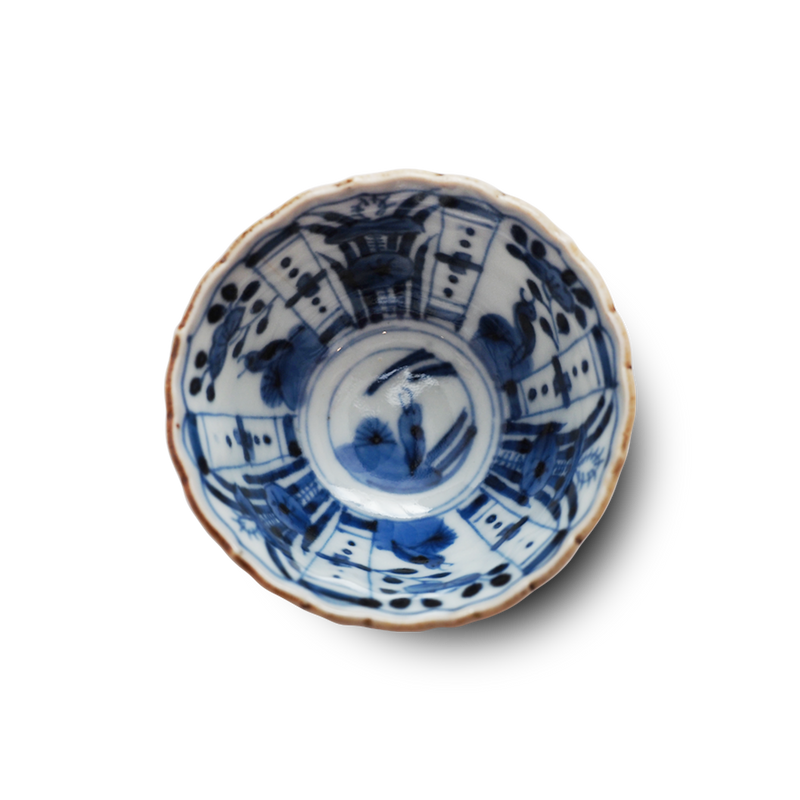 幕末明治 染付猪口