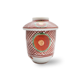 3代須田菁華 呉須赤絵赤玉一口碗