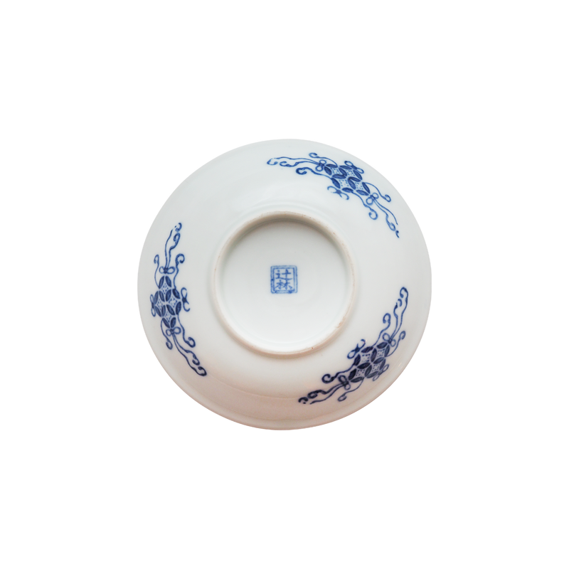 江戸後期 染付印判手皿