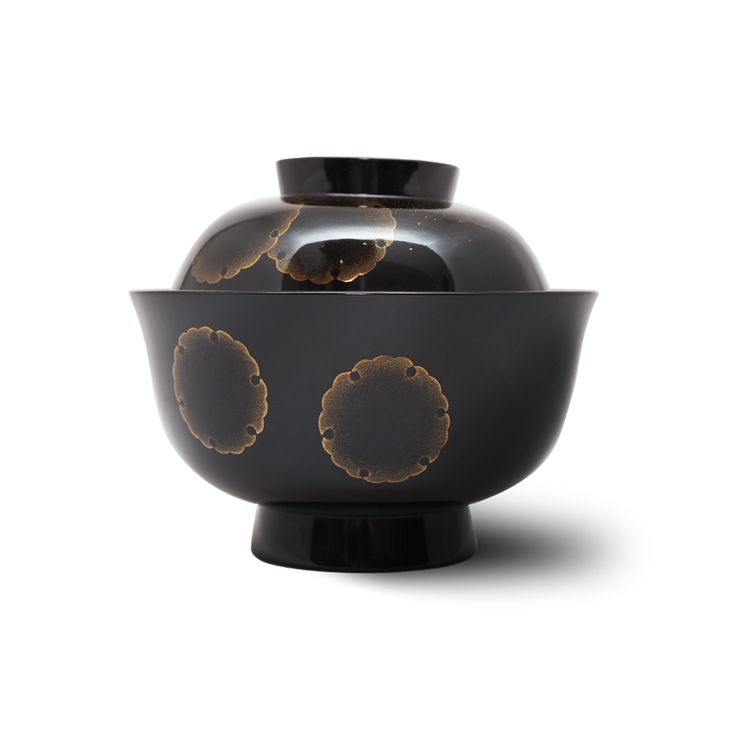 ◉本日限定◉輪島塗 吸物椀 5客 本磨鶴蒔絵 松井 ◉本日限定◉輪島塗 吸物椀 5客 本磨鶴蒔絵 松井