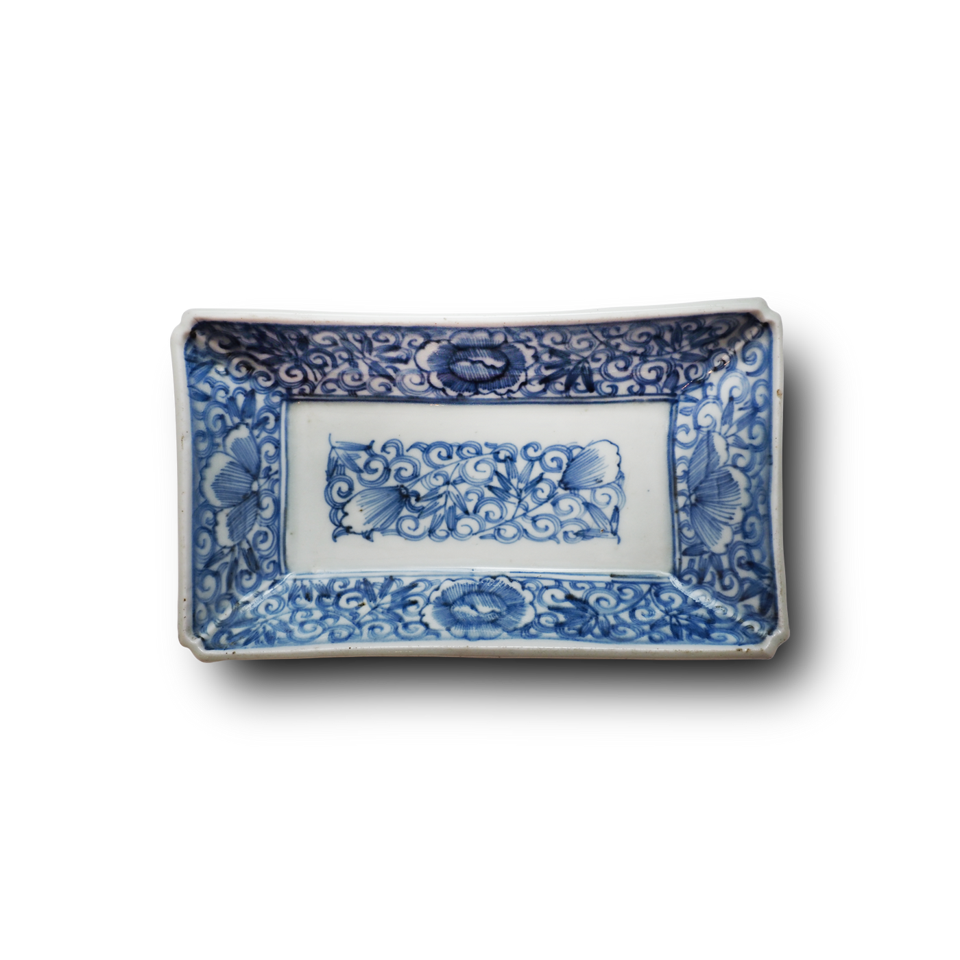 江戸後期 伊万里染付長方皿 – Gallery Nisui