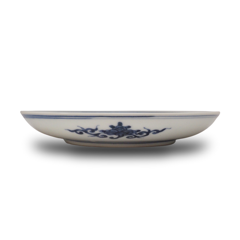 初代三浦竹泉 菁華五彩菊竹蝶鳥図巨皿 [婦人画報2024年10月号掲載品 初代三浦竹泉 菁華五彩菊竹蝶鳥図巨皿 [婦人画報2024年10月号掲載品
