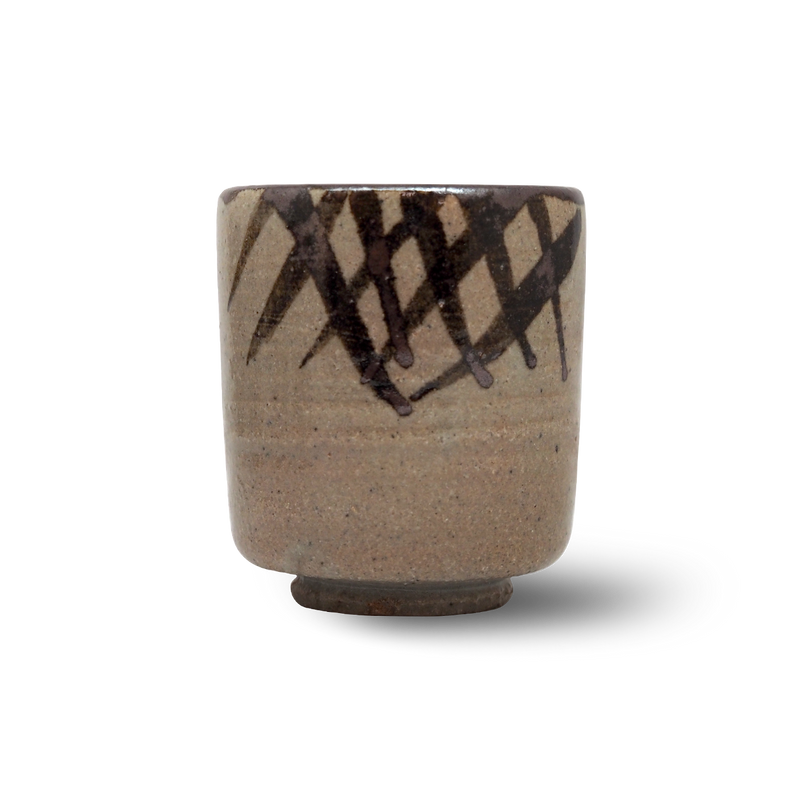 13代中里太郎右衛門窯 絵唐津湯呑 五客揃 – Gallery Nisui 13代中里太郎右衛門窯 絵唐津湯呑 五客揃 – Gallery Nisui