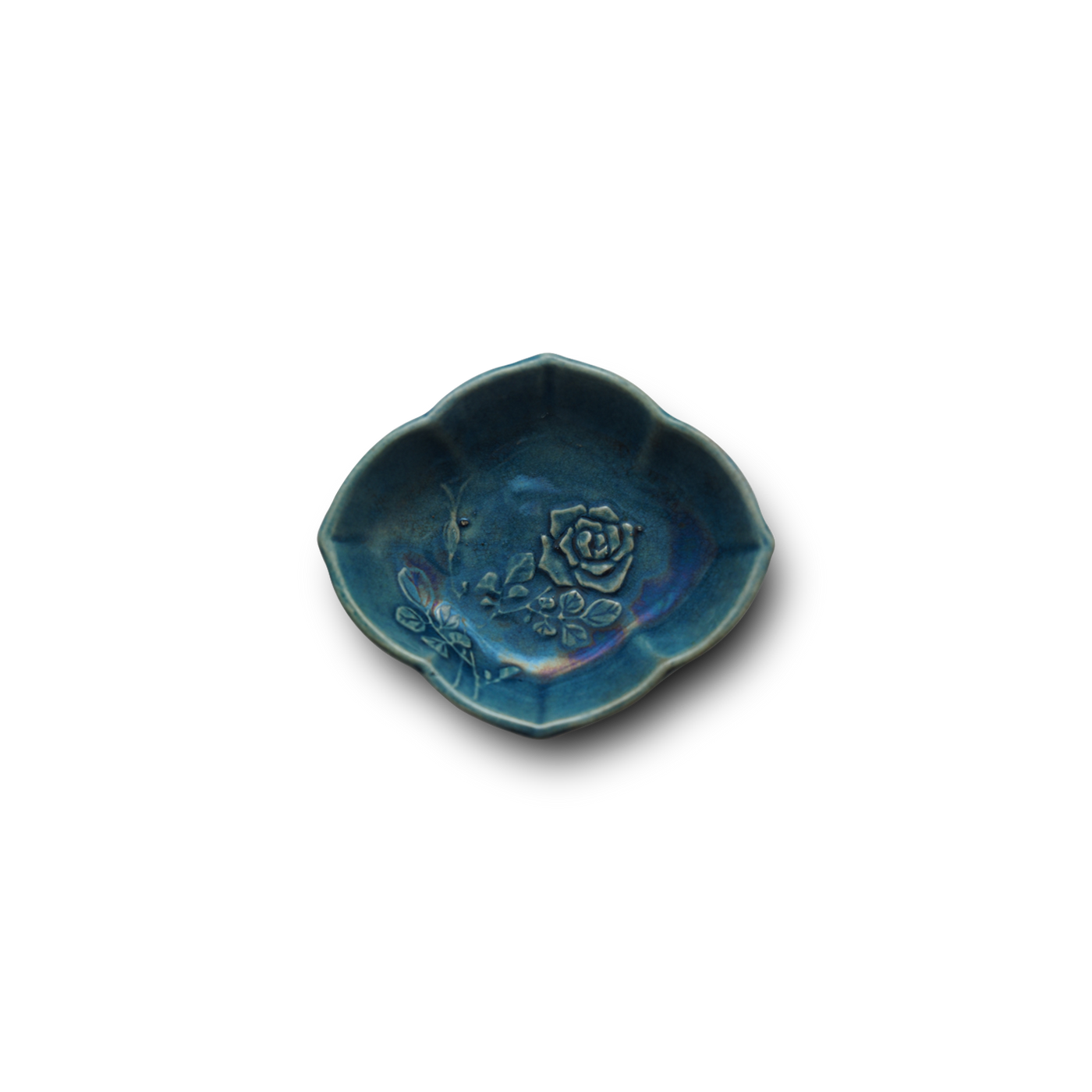 珉平焼菱形小皿 (青) – Gallery Nisui 珉平焼菱形小皿 (青) – Gallery Nisui