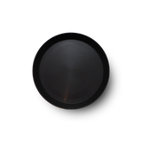 明治大正 黒塗艶消 銘々皿