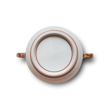 叶松谷 赤絵瓔珞文 シュガーポット